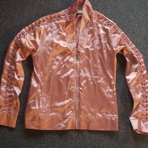 Satin Pink Puma Jacket